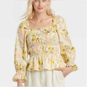 Floral Blouse Who What Wear